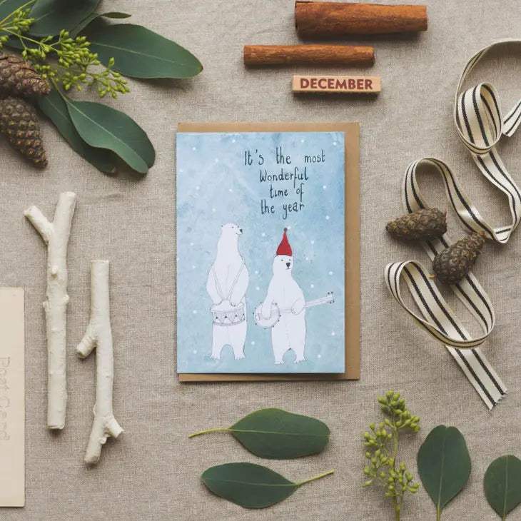 It's the most wonderful time of the year Christmas card