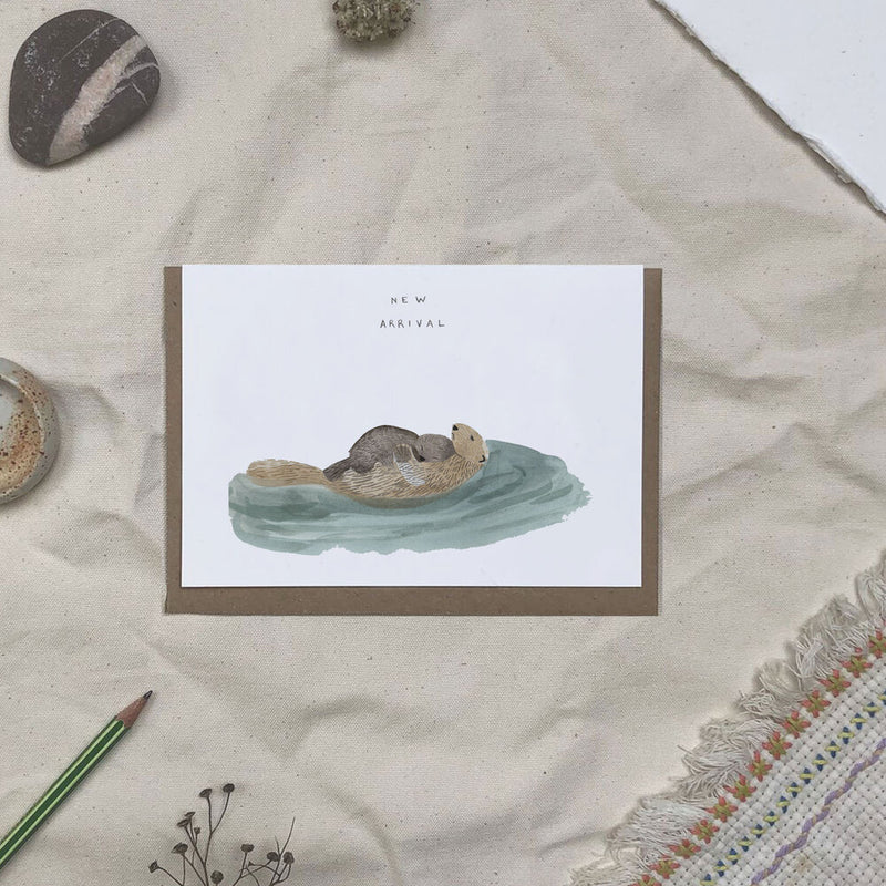 New arrival otters card