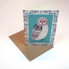 Illustrated card - owl