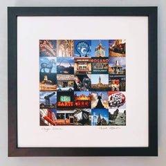 Framed print - Glasgow Iconic (2 versions available)