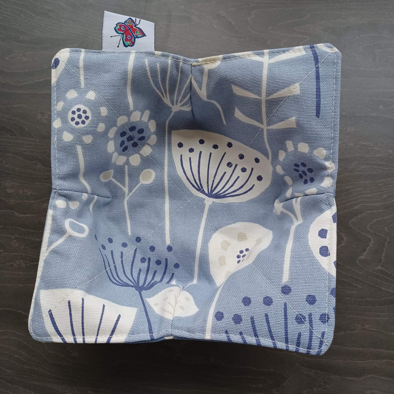 Bowl cosy - Bergen/blue fabric