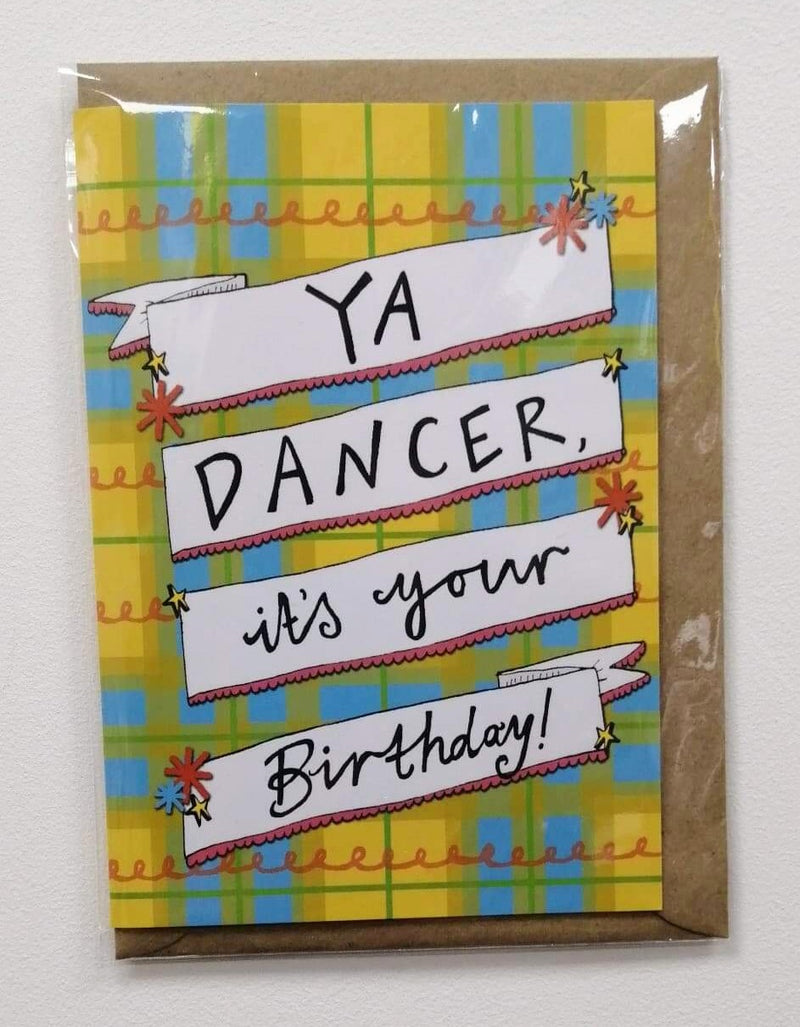 Ya dancer it's your birthday card