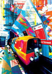 Glasgow subway/Clockwork Orange print - 2 designs available