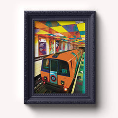 Glasgow subway/Clockwork Orange print - 2 designs available