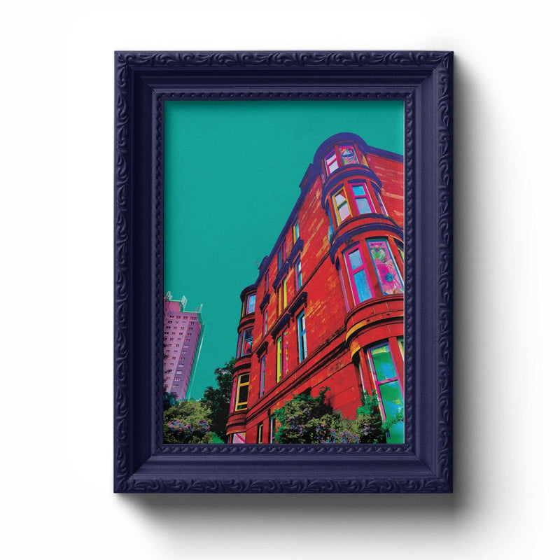 A4 print - Tenements & high flats