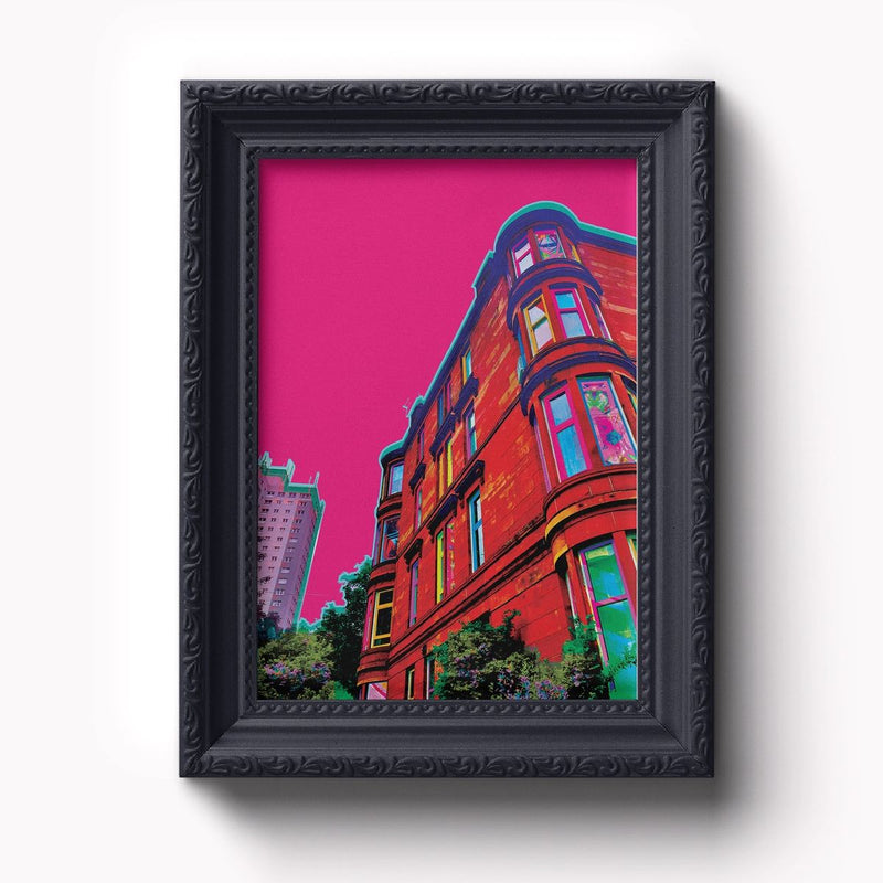 A4 print - Tenements & high flats
