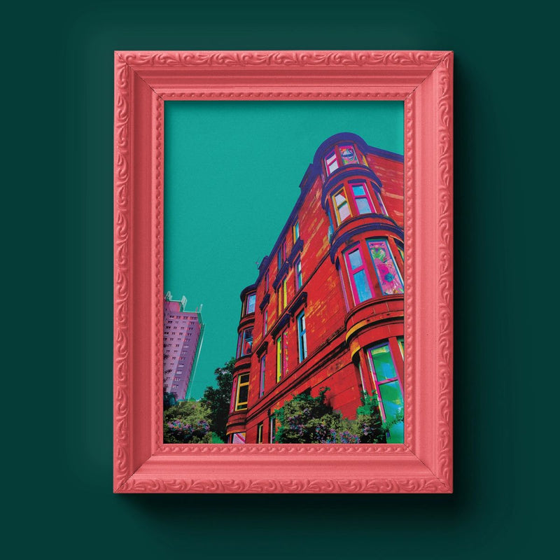 A4 print - Tenements & high flats