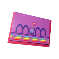 Mum smiley flower card